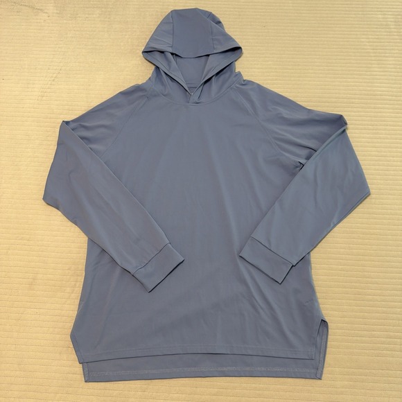 Fioboc Other - Fioboc Hoodie Mens Large Blue Nylon Spandex Performance Lightweight Pullover